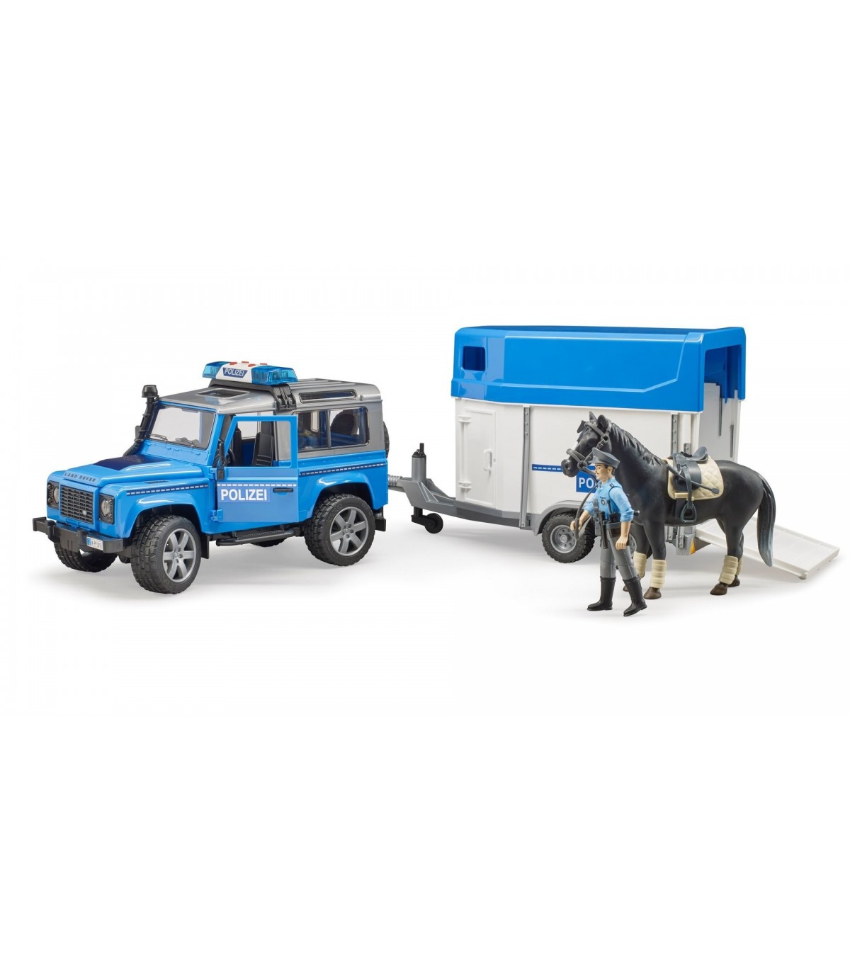 jucarie-masina-de-politie-land-rover-cu-remorca-transport-cai-si-figurina-politist-pe-cal-bruder-02588 (2)