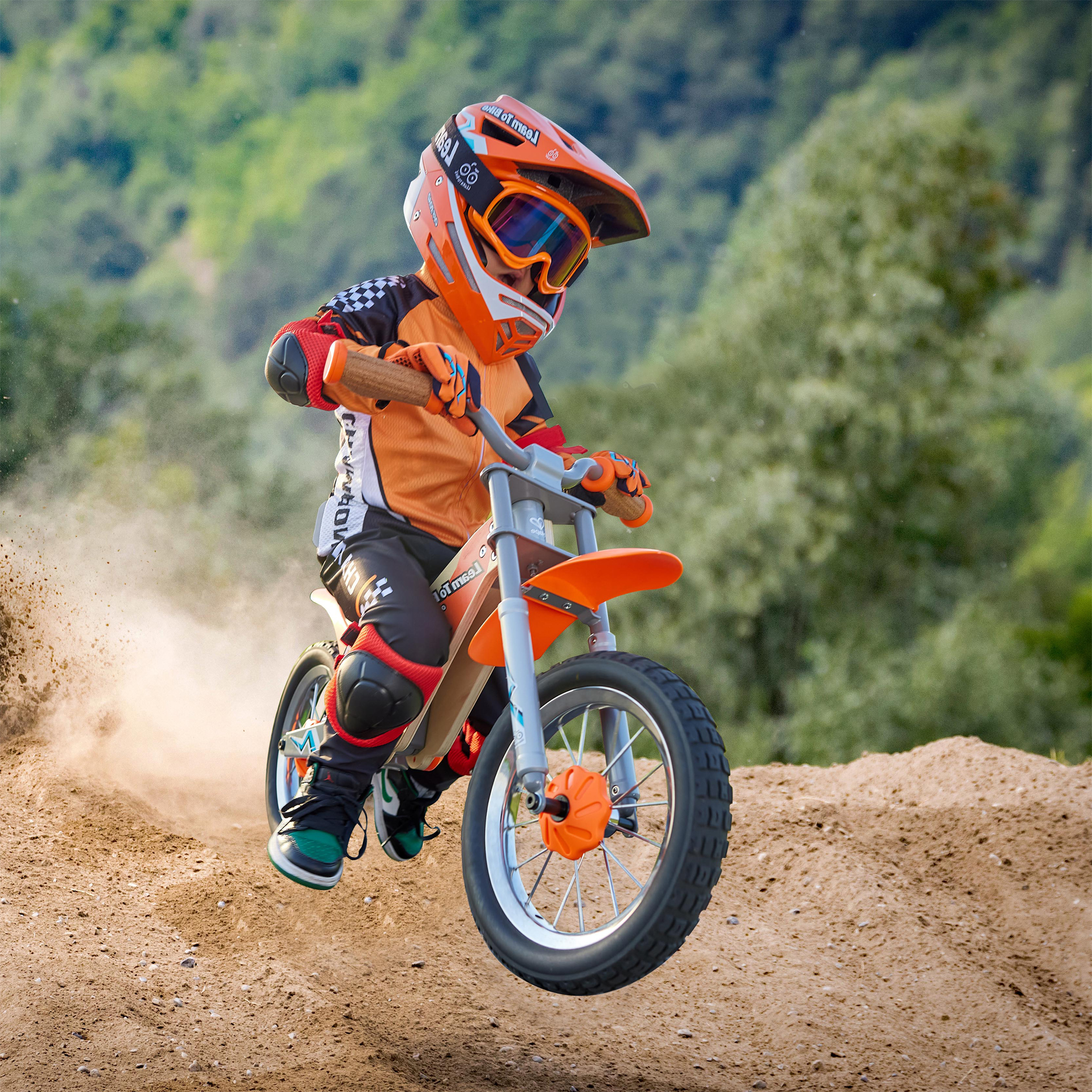 Motocross,Race,On,Dirt,Track